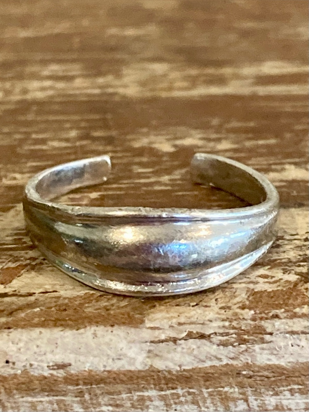 Sterling Silver Open Band Toe Ring 925 Minimalist Jewelry